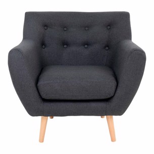 Monte chair (small) - Mørkegrå stof stof 